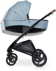 Дитячий візочок 2 в 1 Riko XD Black Edition 02 Crystal Blue